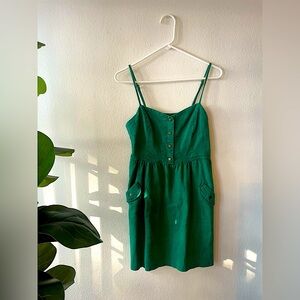 COPE by Urban Outfitters Green Sleeveless Dress Women’s Size XS